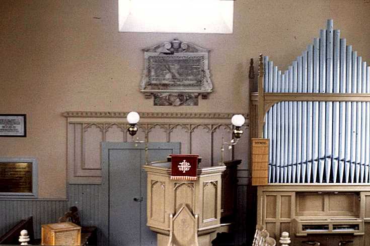 The interior of Keig Kirk