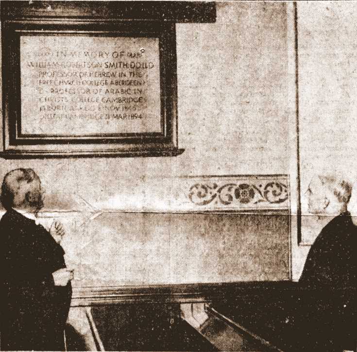 The Unveiling of the Plaque to William R. Smith