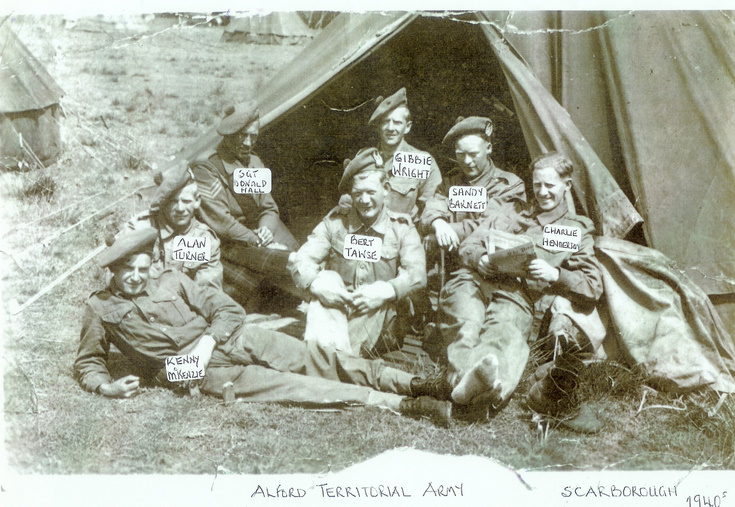 Alford Territorials at Scarborough Camp