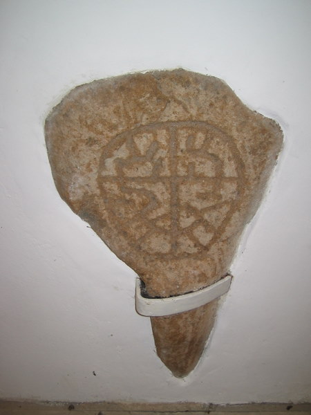 Early Christian Cross inside Migvie Kirk