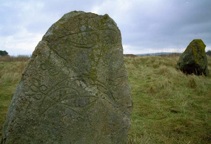 Pictish stone at Broomend of Crichie, Inverurie