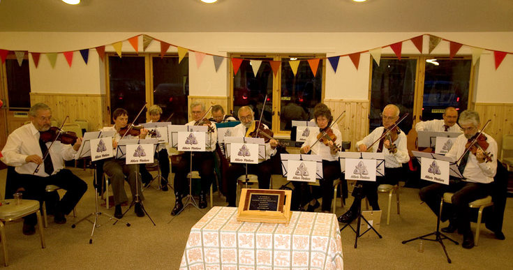 Alford Fiddlers at Tullynessle and Forbes Hall