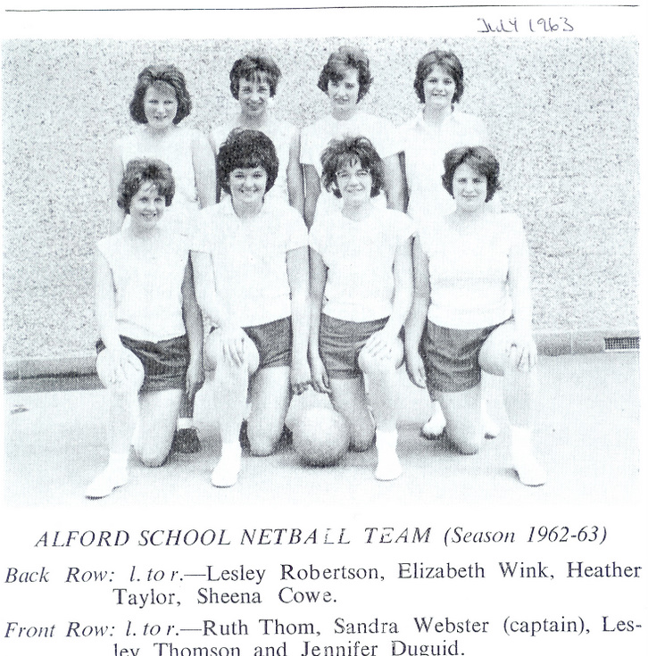 Alford School Netball Team