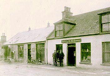 Kennethmont shop and garage