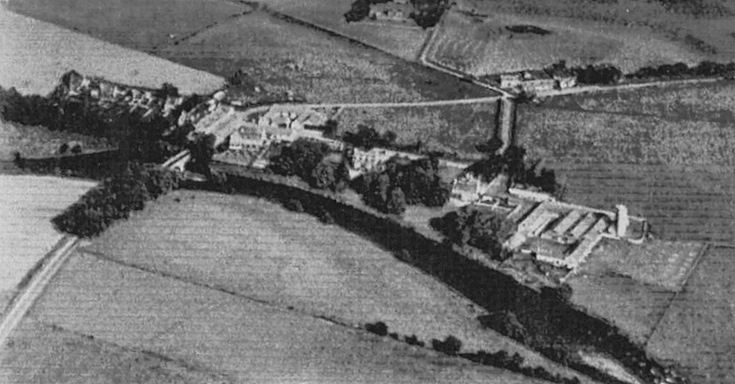 Bridge of Alford from the air