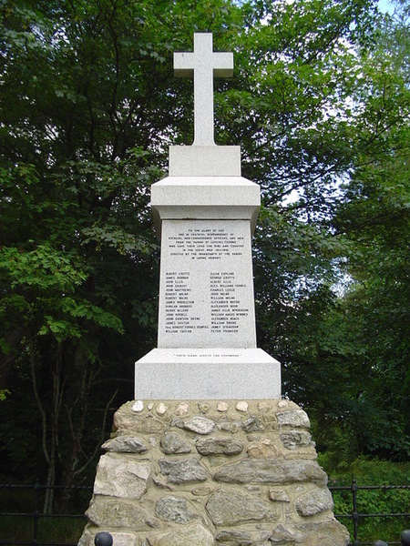 War Memorial at Leochel Cushnie