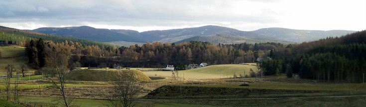 View of the Motte at Strathdon