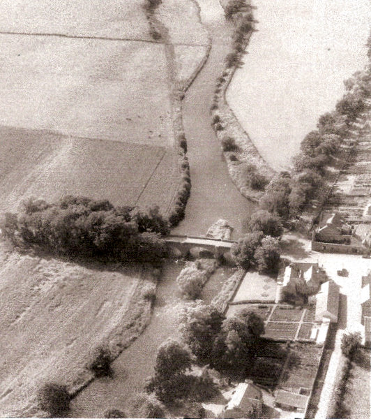Aerial View of Bridge of Alford