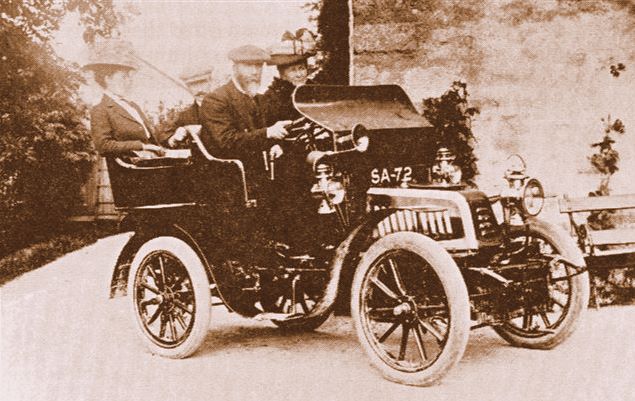 Postie Lawson and his Motor Car