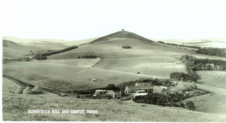 Dunnydeer Hill and Castle, Insch.